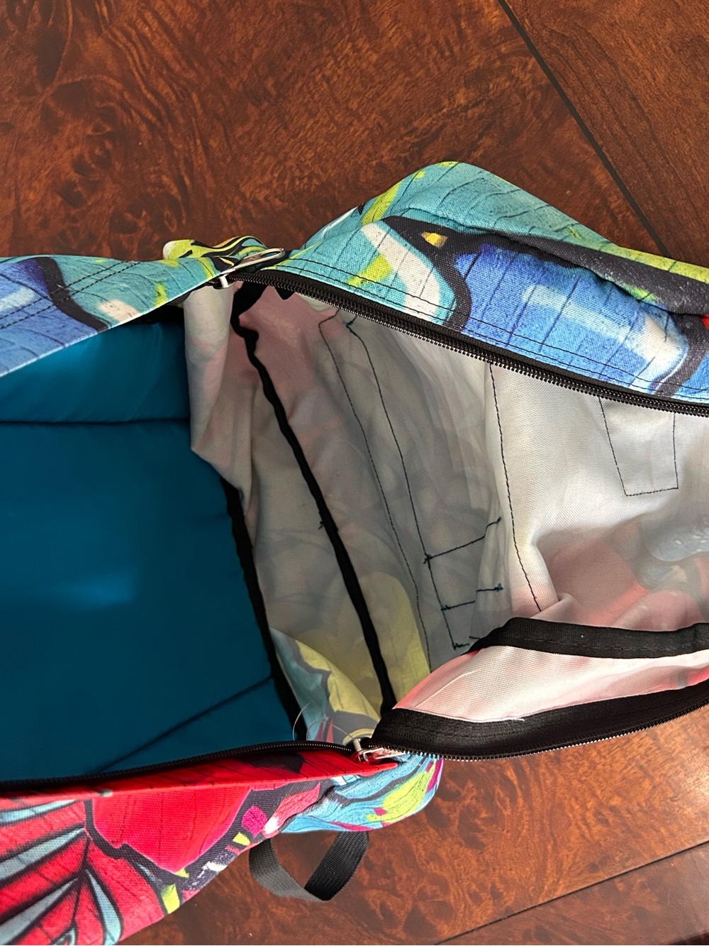 JanSport High Stakes Polyester Multi Graffiti School Backpack Colorful - Picture 14 of 15
